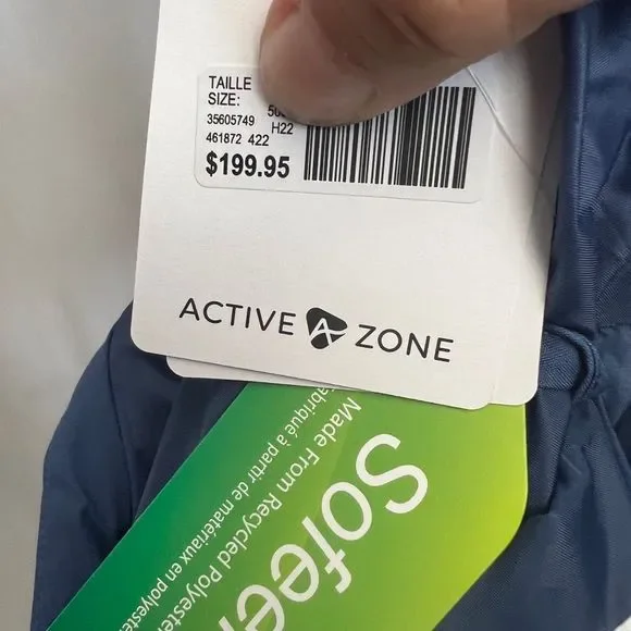 Active Zone Penningtons Hooded Snow Jacket  Blue - Picture 11 of 13